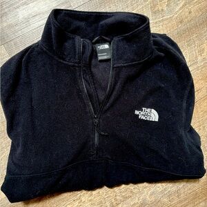 Men’s Black North Face Fleece Quarter Zip